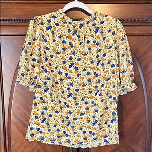 Boutique Bought Floral Print Women's Top - Multicolor